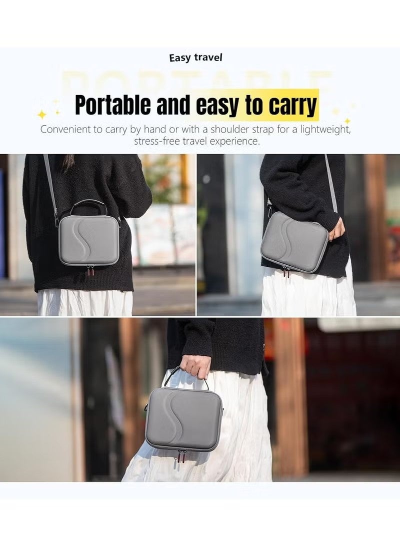 Unewshi Osmo Mobile 7P Case, Portable PU Shoulder Bag for Dji Mobile 7 Pro/7, Gimbal Stabilizer Travel Case for DJI Osmo Mobile 7/7P Accessories - Image 2