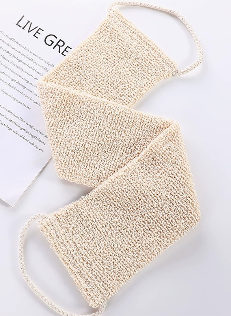 2PCS/Set Large 100% Natural Exfoliating Back Scrubber for Shower for Men & Women - Image 2