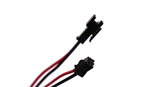 Electronicspices Electronic Spices 22 AWG JST SM 2 Pin Plug Male and Female Connector Adapter Electrical Cable Wire for LED Light, 10 Pairs - Image 4