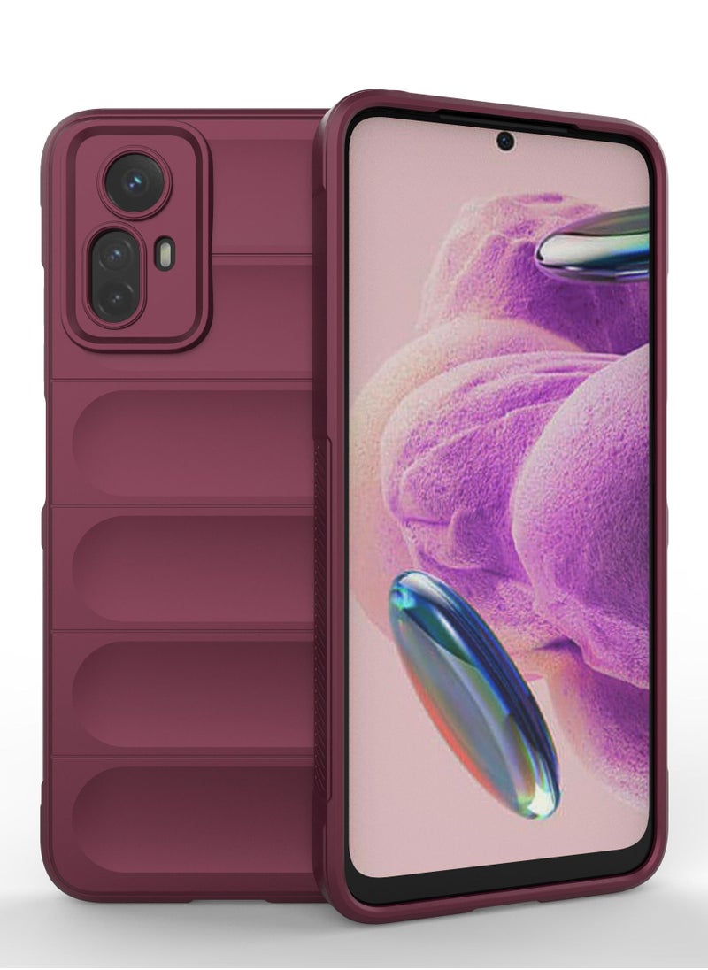 جولدن ماسك - شاومى ريدمى نوت 12 اس (Xiaomi Redmi Note 12S) جراب ماجيك كيس كفر حماية للهاتف - (نبيتى) - Image 1