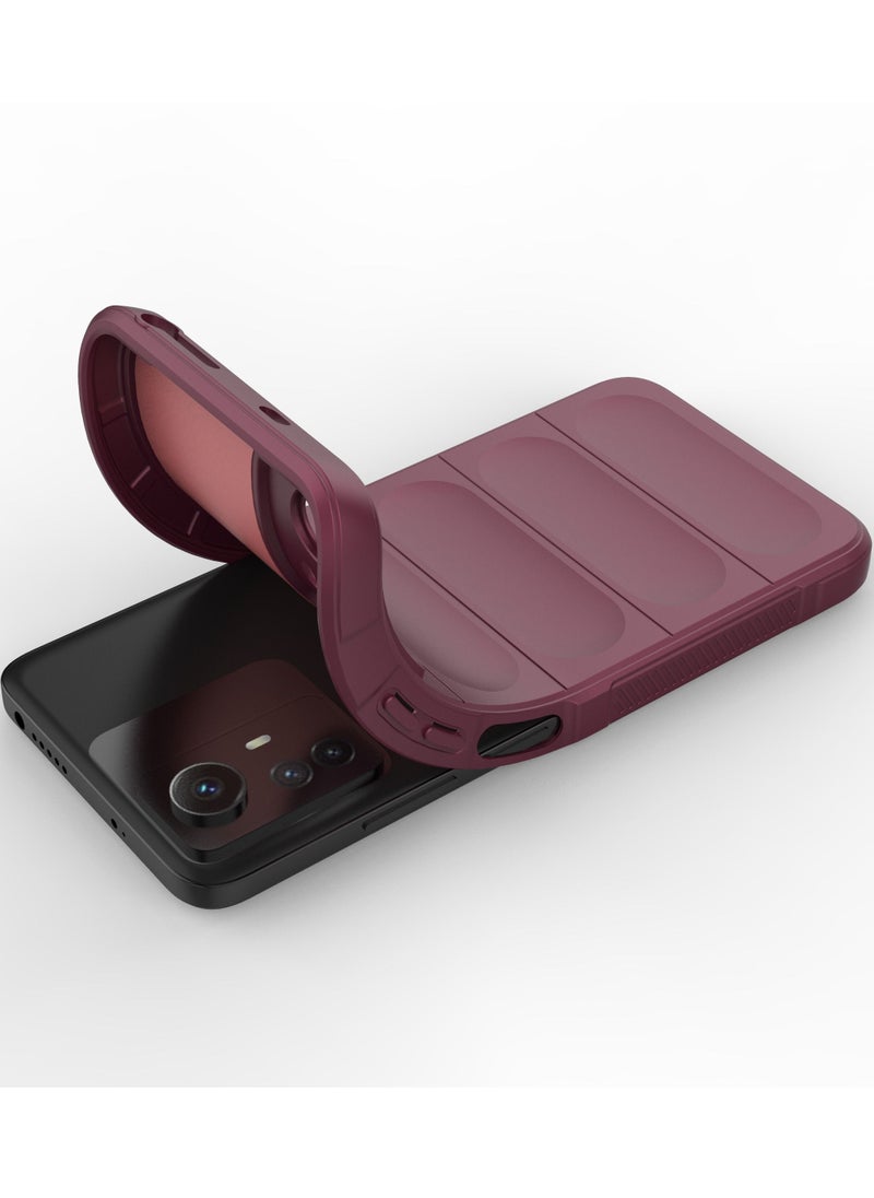 جولدن ماسك - شاومى ريدمى نوت 12 اس (Xiaomi Redmi Note 12S) جراب ماجيك كيس كفر حماية للهاتف - (نبيتى) - Image 1