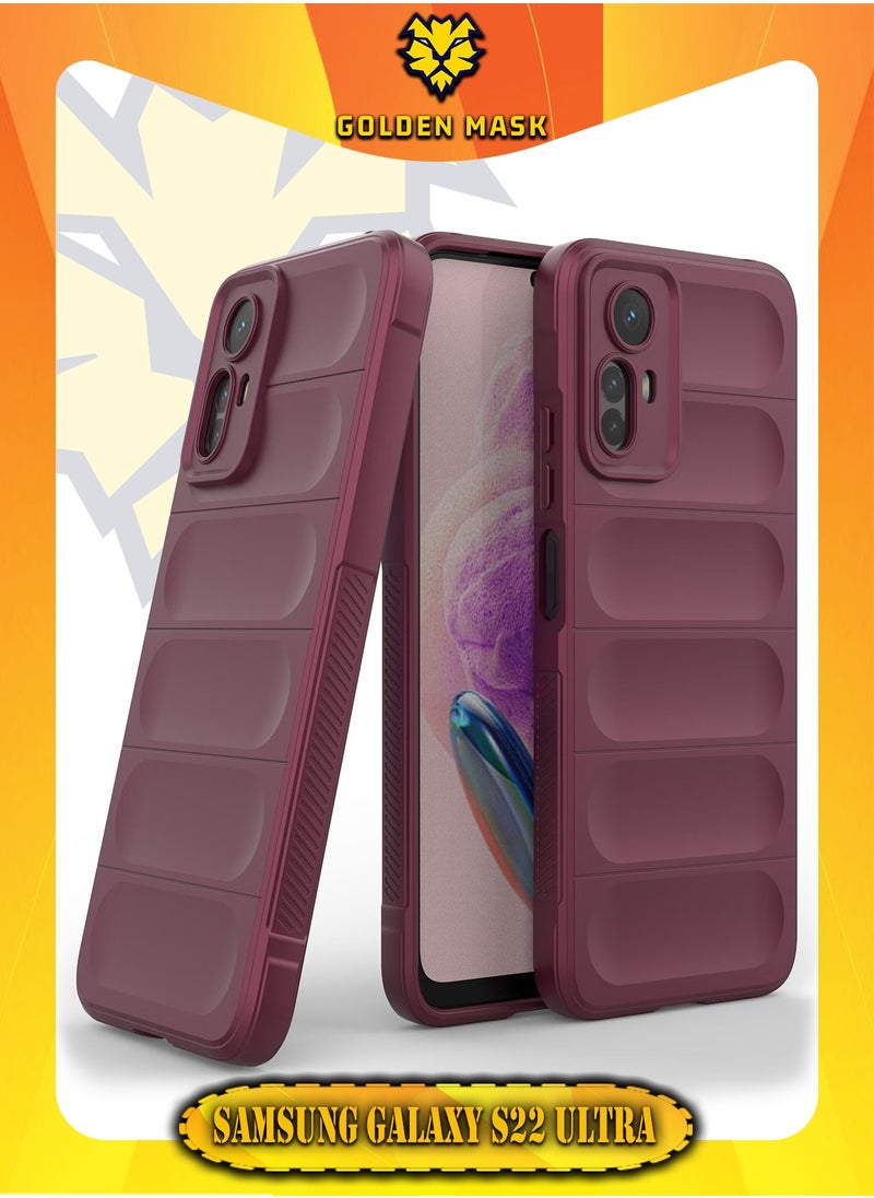 جولدن ماسك - شاومى ريدمى نوت 12 اس (Xiaomi Redmi Note 12S) جراب ماجيك كيس كفر حماية للهاتف - (نبيتى) - Image 1