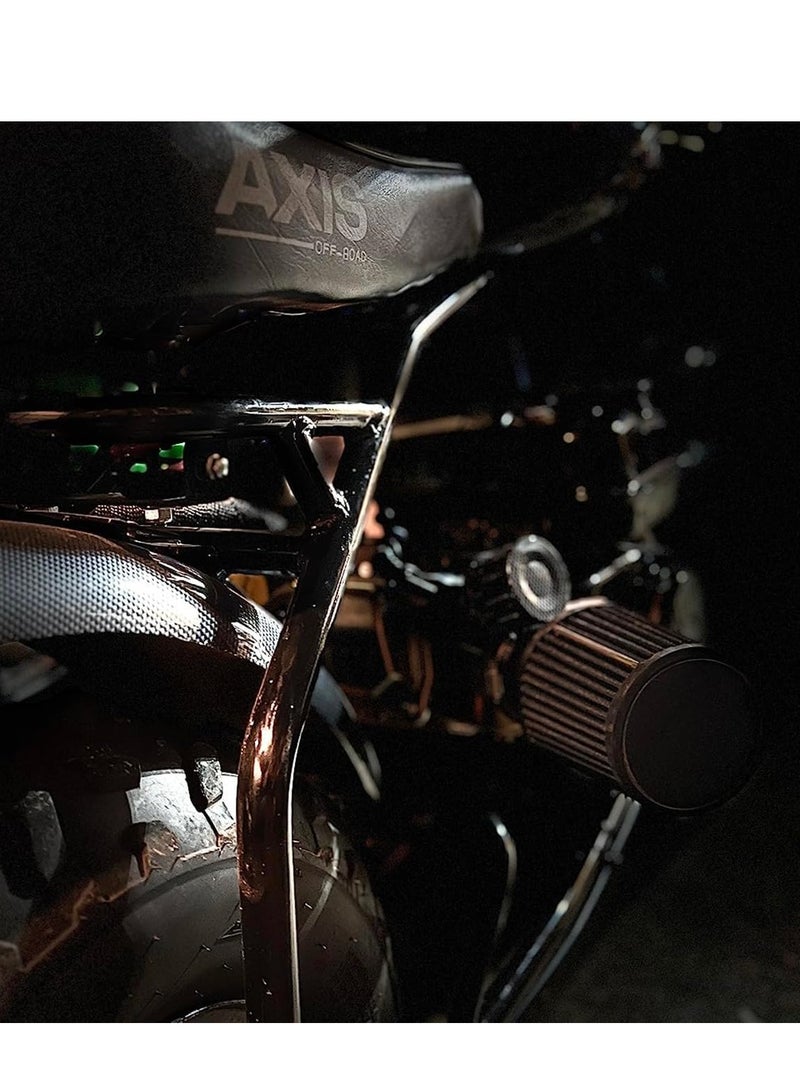 رويال فلتر سحب هواء بارد مقاس 12 مم لسحب هواء توربيني للدراجات النارية - قطعتان (DYT-0416) (كربون) - Image 4