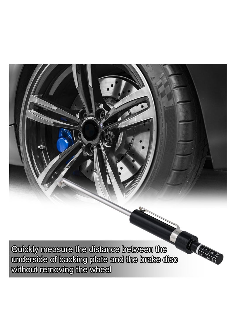Generic - Brake Pad Thickness Gauge Tool - Accurate Measurement for Internal & External Brake Pads, Time-Saving Automotive Brake Pad Tester with Scale for Easy Use and Precision. - Image 1