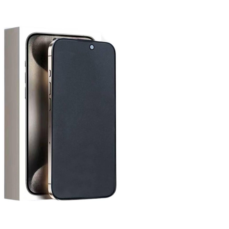 غطاء هاتف بGlass باللون شفاف لـ iPhone 14 / 14 Plus / 14 Pro / 14 Pro Max مع حماية الخصوصية ومقاوم للبصمات مع مقاوم للصدمات مع حماية من السقوط مع تغطية كاملة للشاشة - Image 1