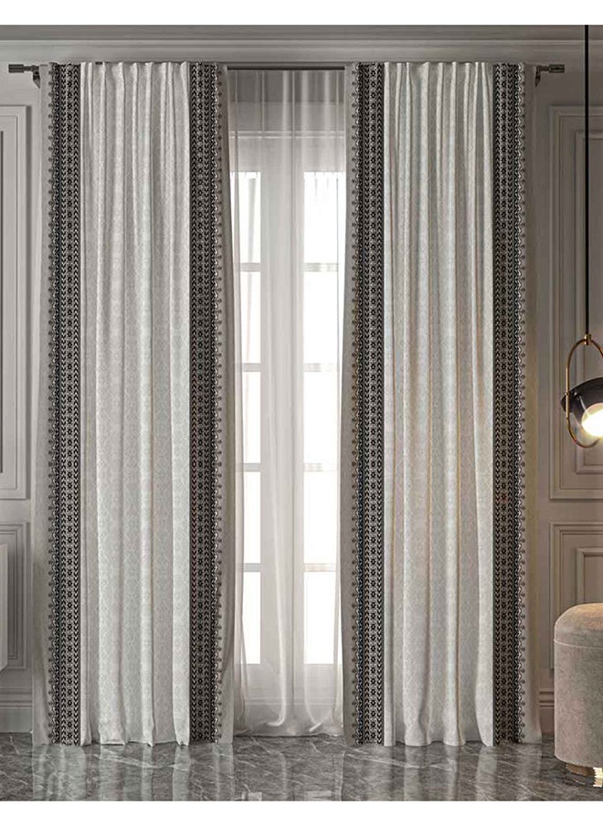 SHATTA - Ready-Made Printed Curtain (Two Pieces Back Tape)  275x270x275 - Image 1