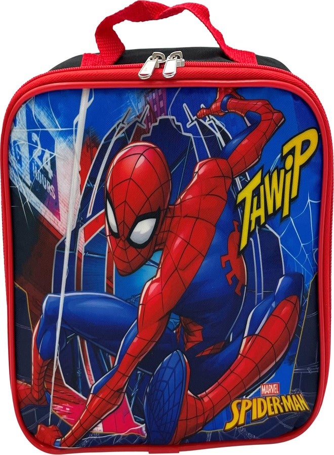 Ruz Disney/Marvel Licensed Kids Insulated Lunch Box (Spider-Man Black) - Image 1