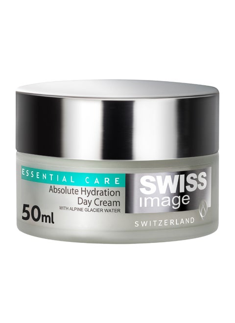 Essential Care Absolute Hydration Face Day Cream, Face Moisturizer for Women, For Intense Hydration, Lightweight, Non Greasy, Suitable for All Skin Types, 50ml Swiss Made