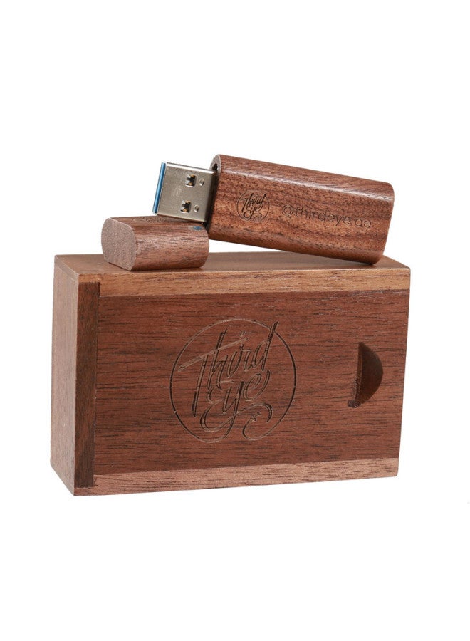 High-Speed Wooden USB Flash Drive 8GB 16GB 32GB USB 2.0 Customizable Logo Corporate Gifts High Data Transfer Rate-Capacity:32GB  - Image 3