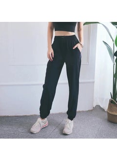 Generic Slim Fit Womens Sweatpants with Pockets Pink  - Image 2