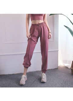 Generic Slim Fit Womens Sweatpants with Pockets Pink  - Image 1