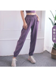 Generic Slim Fit Womens Sweatpants with Pockets Pink  - Image 3
