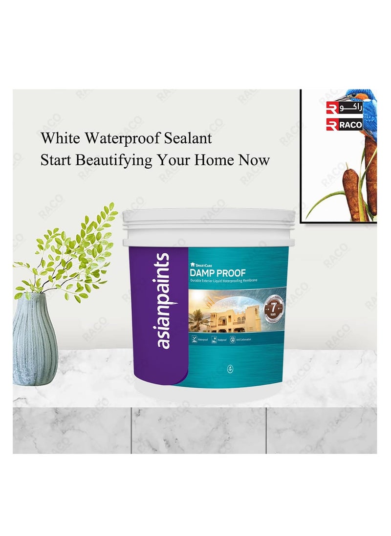 Asian Paints Berger RACO Asian Paint Berger SmartCare Damp Proof |White Liquid Waterproof Sealant for Roof | Outdoor Water-Based Waterproof Coating. (Drum (18 Liters))  - Image 2