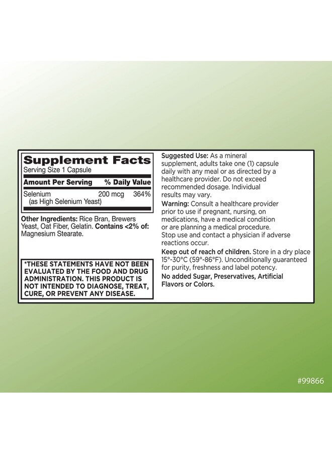 Quality Choice Selenium 200 mcg Capsules - Image 2