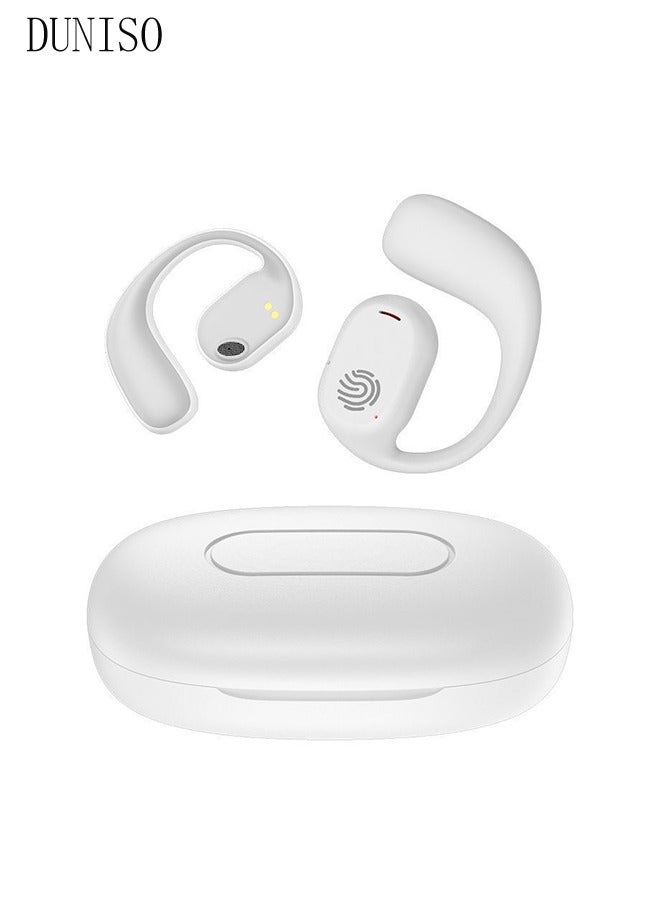 DUNISO Wireless Headphones Bluetooth Ear Clip Noise-cancelling Earphones with Wireless Charging Case Digital Display and Touch Control Waterproof for Running Sport Gym  - Image 5