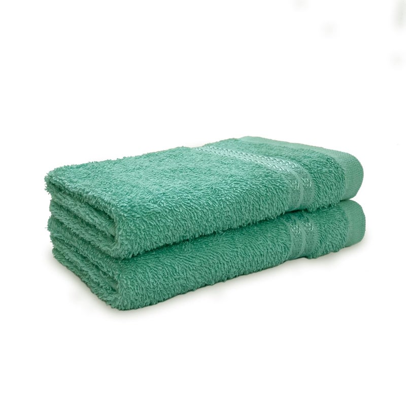 Welspun Anti Bacterial 100% Cotton Hand Towel-Classic Mint - Image 2