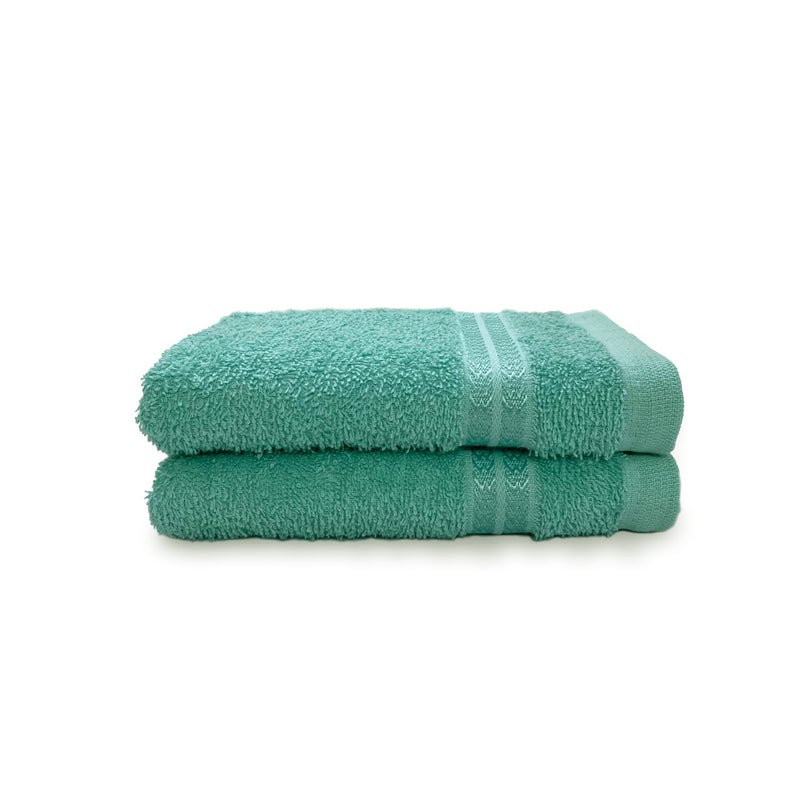Welspun Anti Bacterial 100% Cotton Hand Towel-Classic Mint - Image 3