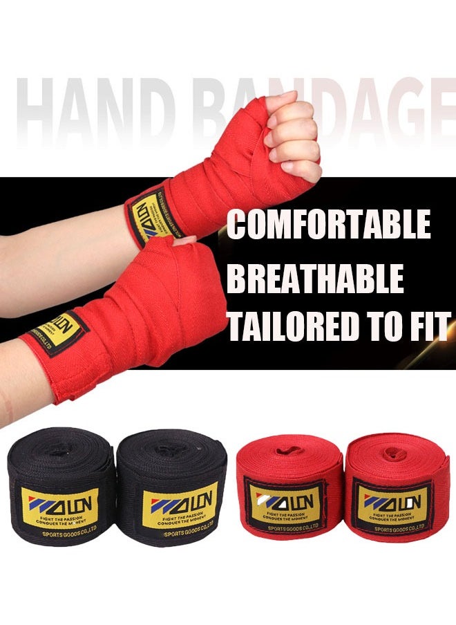 Sports Boxing Hand Wraps-3Meter，Hand Wraps Boxing Gloves for Boxing Training Punching MMA Martial Arts Muay Thai Speed Bag Training Hands Protection（Black/Red） - pzsku/Z53A7061E5A0F76691C7BZ/45/_/1729493930/1821bb57-6d15-483f-83aa-5b9763a97fbc