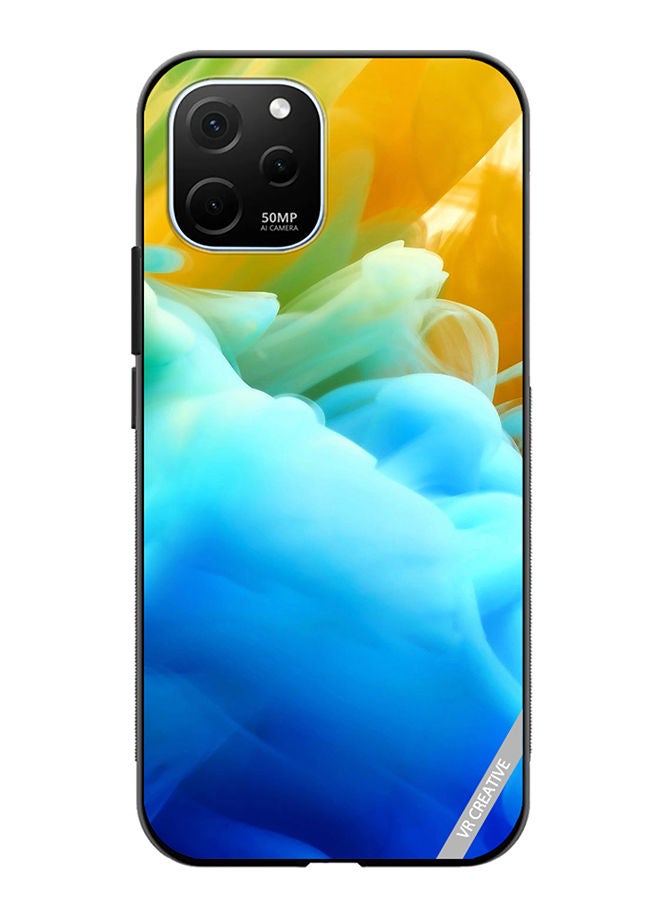VR CREATIVE Protective Case Cover For Huawei Enjoy 50z Colors Of Layers Design Multicolour - Image 1