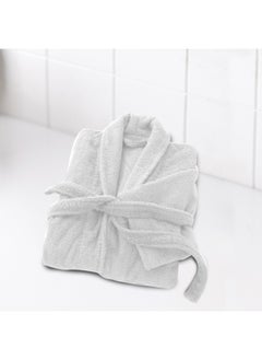 Rest Terry Bathrobe With Pockets White Xxl Hotel Luxury Loungewear Cotton Soft And Absorbent Comfortable After Shower Bathrobe Fade Resistant For Men And Women One Size Fits All 45X30X65Cm  - Image 3