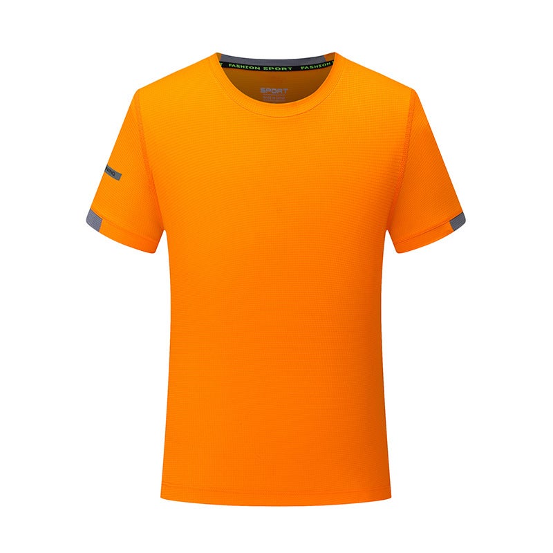 I Love Village Super 120g32 Square Quick-Drying Round Neck Short-Sleeved T-Shirt Universal Summer Spot Sports Youth Thin Section - Image 3