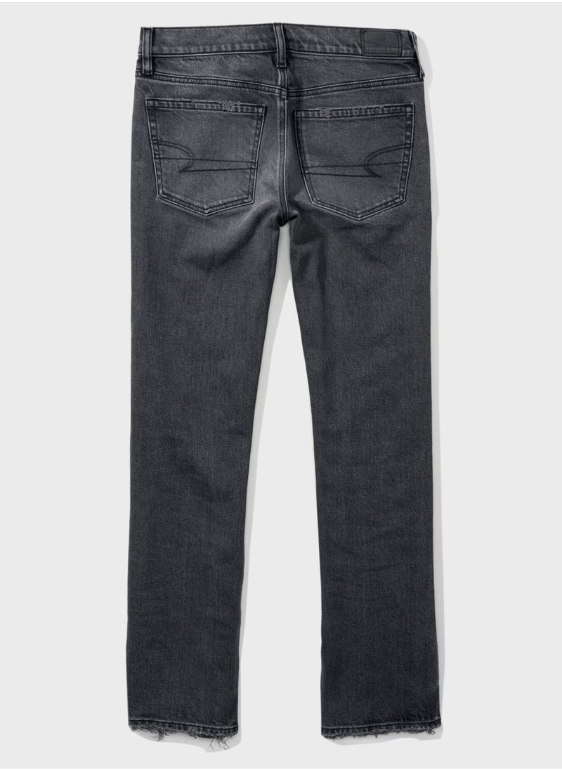American Eagle - Wide Leg High Waist Jeans - Image 1