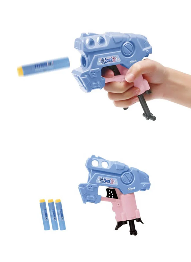 ديزني Stitch Junior Explorer Easy-Play Toy Foam Blaster, 3 Shooting Foam Darts,  Foam Blasters For Kids Outdoor Games, Ages 3 & Up