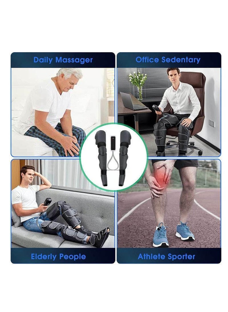 Leg Compression Massager device Foot Knee Leg massager for blood circulation and pain relief leg massager with air pressure