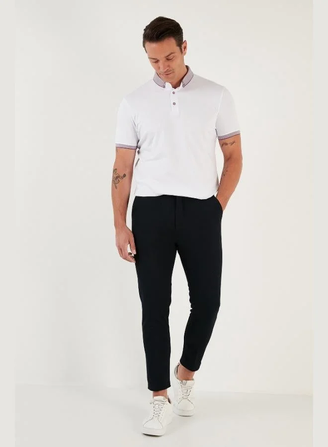 Buratti  Buratti Cotton Slim Fit Polo Collar T Shirt Men's Polo Collar T-Shirt 646R4560 for Men | Best Price UAE