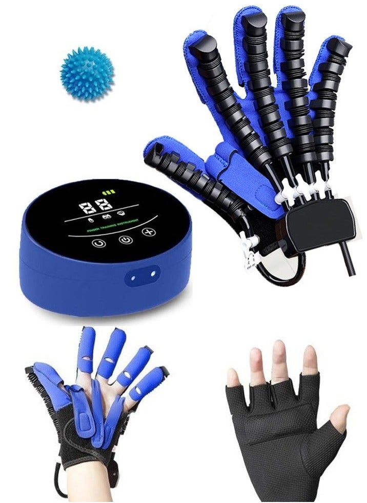 xozgdovg Robot Gloves Hand Stroke Recovery Equipment Hand Dysfunction Patient Training Device Stroke Hemiplegia Finger Orthosis for Long Term Relief Finger Cramps  - Image 1