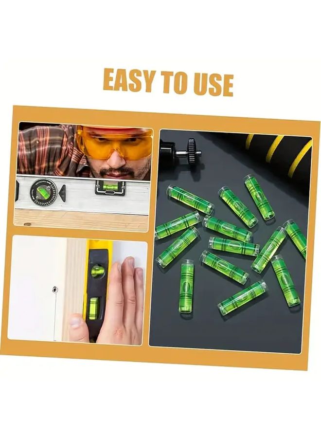 10 Pcs Mini Spirit Levels Durable Bubble Level for Industrial Measuring Instruments - Image 4