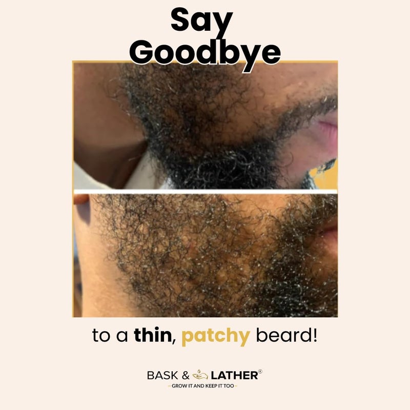 BASK & LATHER Stimulating Hair & Beard Balm, Leave-in Conditioner With Essential Oils, Mango & Shea Butter, Supports Itchy or Dry Scalp for All Types, Strengthens & Shines Beards, 4 fl oz - Image 5