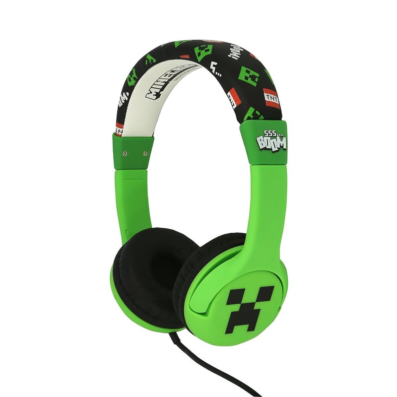 Minecraft Creeper Wired Headphones (Green) - Image 4