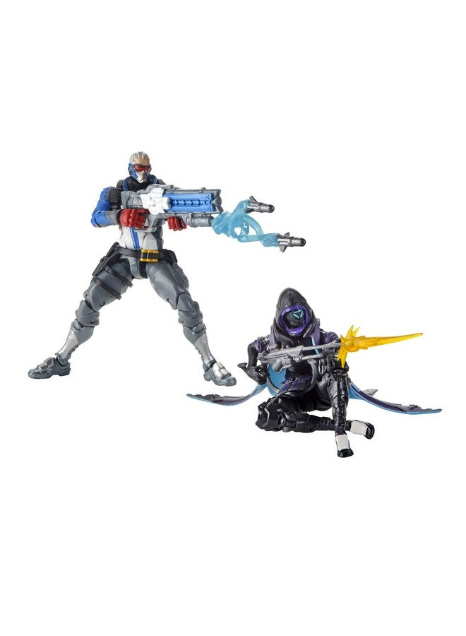 Hasbro Toys مجموعة هاسبرو للألعاب - سلسلة أوفرواتش النهائية: الجندي 76 وشيك (آنا) - حزمة مزدوجة من تماثيل العمل القابلة للجمع بطول 6 إنش - Image 1