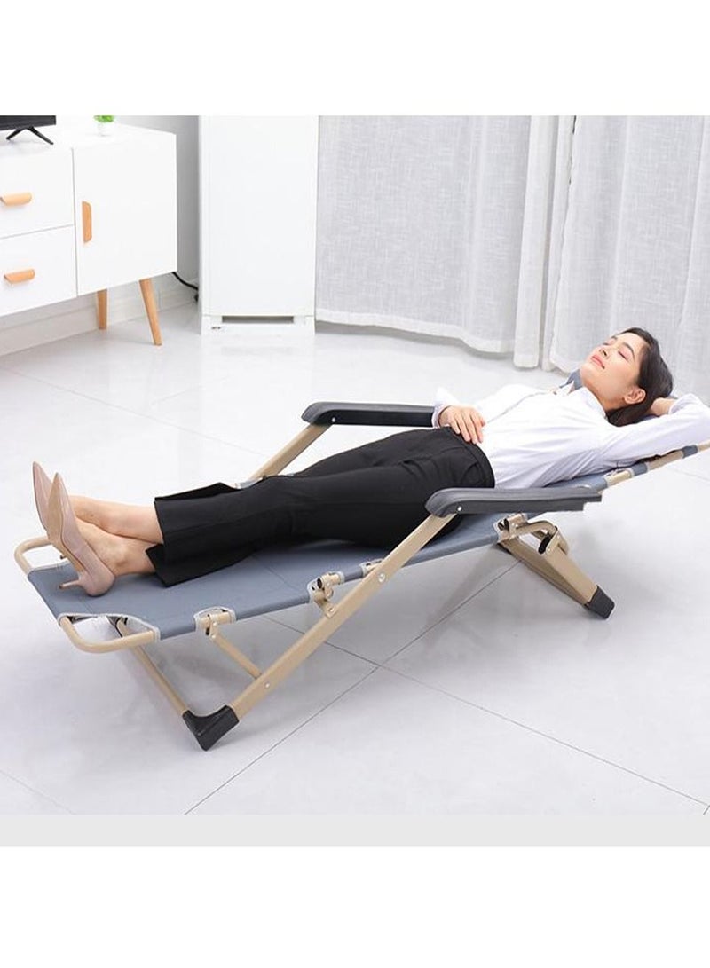 DubaiGallery Portable Mesh Folding Chair Adjustable Tilt Angle Chair for Home Office Nap Multifunctional Patio Furniture/Beach Chairs - Image 3