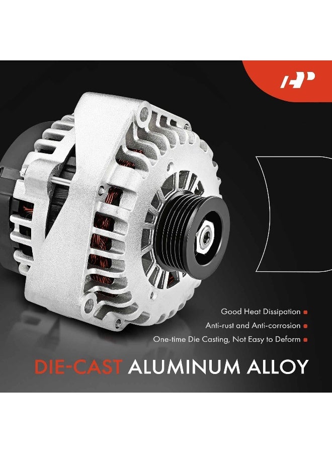 A-Premium APremium Alternator Compatible with Infiniti G25 2011 2012 25L M35 2006 2007 2008 V6 35L 12V 150A CW 6Groove Pulley Replace 23100EG010 - Image 4