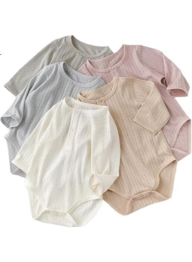 Good bear Guaiqi Bear Modal Baby Romper Summer Thin Baby Jumpsuit Triangle Ha Clothes Crawling Clothes Pajamas Air Conditioning Clothes - Image 2