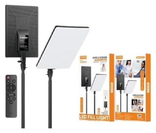 التخطيط مصباح ليد احترافي للتصوير الفوتوغرافي لايف ليد P19 بلوكاما، مصباح مع جهاز تحكم عن بعد لجلسات الصور  بـ3 ألوان أبيض وضوء دافئ وضوء بارد - Image 1