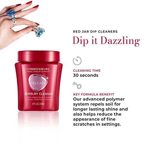 CONNOISSEURS Delicate Jewelry Cleaner Solution, 8 Ounce - Image 3