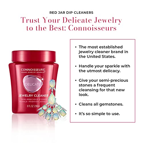 CONNOISSEURS Delicate Jewelry Cleaner Solution, 8 Ounce - Image 2