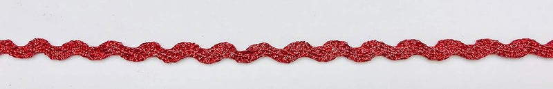 TrimPlace 3/16" Metallic RIC Rac - 24 Yards (Red) - Image 2