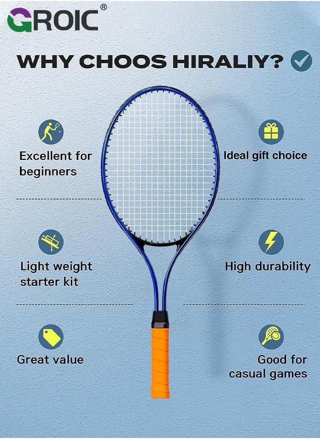 GROIC Adult Tennis Racket Set,Tennis Trainer with String Rebound Tennis,Beginner Tennis Training with Racket,Racket Bag, Tennis Trainer,Outdoor Sports Set  - Image 2