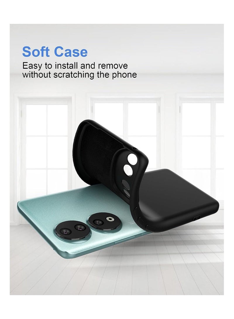 IAF Case for Honor 90 Soft Silicone Case Shockproof Matte Finish Back Hard Shell Cover Inner Fabric Lining full Camera Protection Case for Honor 90 - Image 2