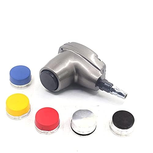 Jitterbug Air Palm Hammer Automatic Hammers Auto Handheld Pneumatic Hammer Dead Blow 1000 Stroke with 6 Tips Different Hardness Hammer Heads for Body Repair Plastic Inlay Assembly - Image 3