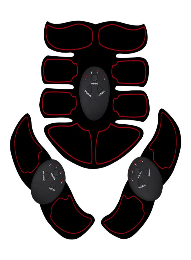 Aiseely Smart Abs Stimulator Abdominal Muscle Toner Abs Muscle Trainer 6 Modes 9 Levels Intensity Body Fitness Shaping Massage Patch Unisex Battery Powered - Image 1