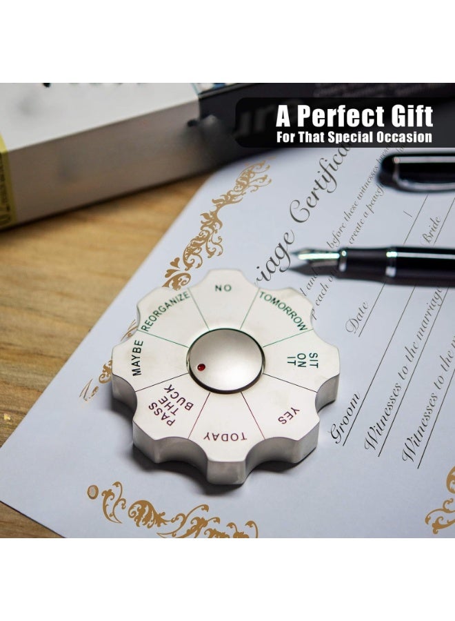 Paper weight Decision Maker for Men, Funny Decision Paperweight for Bosses day gifts, Executive Office Decision Maker - Image 2