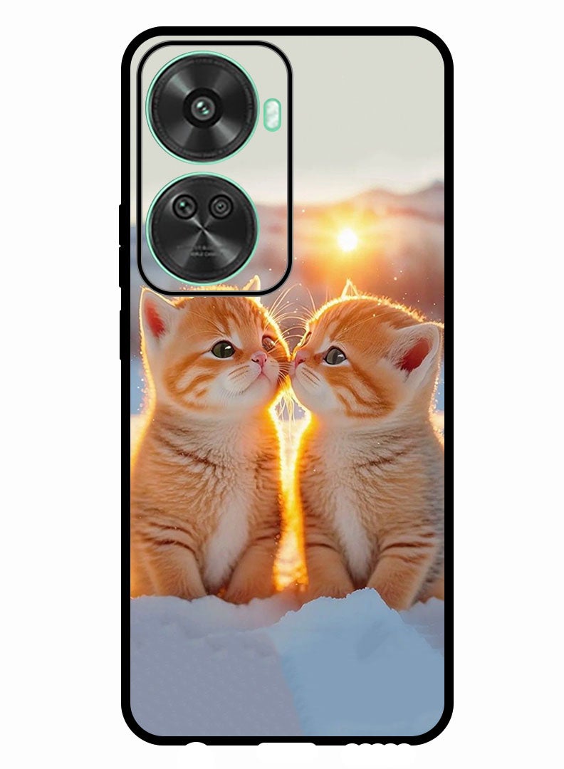 Theodor Protective Case Anti Scratch Shock Proof Bumper Cover For Huawei nova 11 SE Cute Cats (2) - Image 1