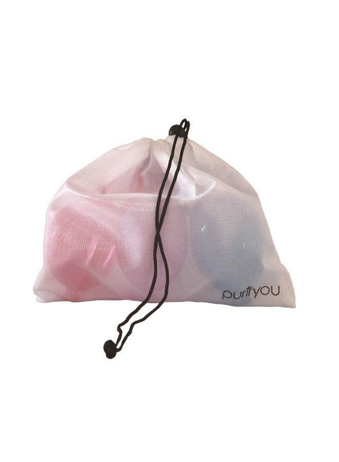 purifyou PurePouch BPA-Free Pacifier Case Holder & Nipple Shield Case, Hold Up to Two and Three Pacifiers and Pacifier Clips Per Container with Free Mesh Sack (Set of 3, Mixed) - Image 3