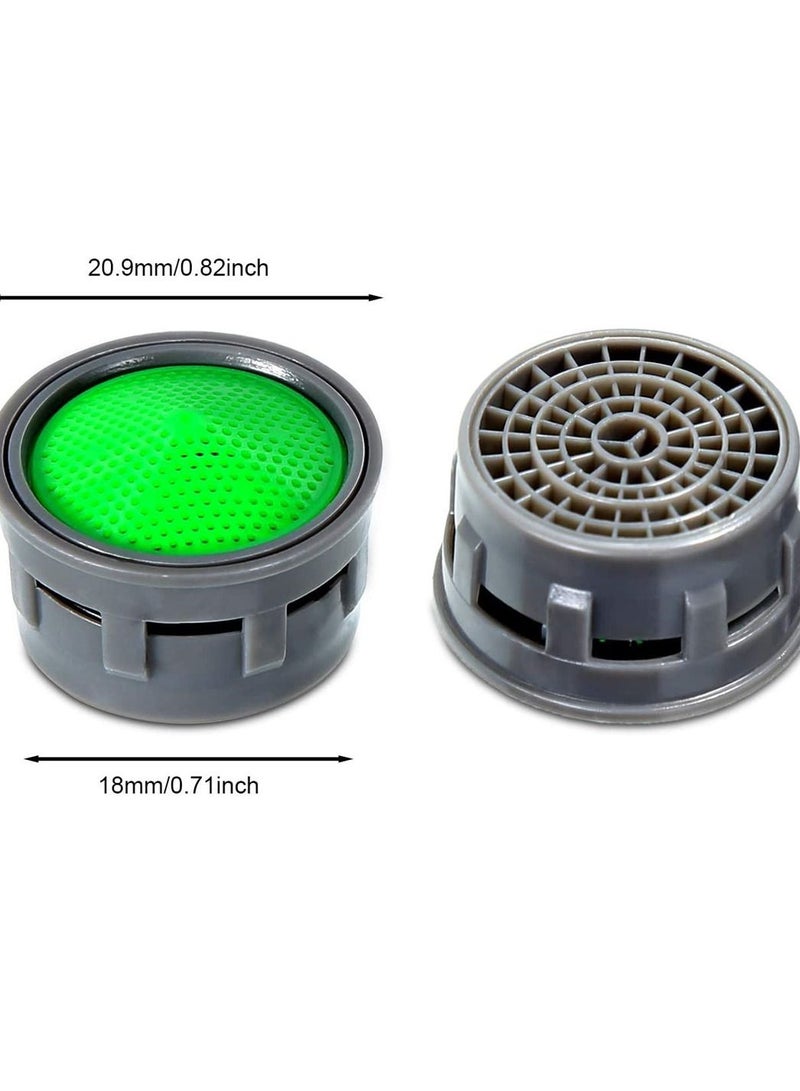 NIBEMINENT 12Pcs Faucet Aerator Water Saving Tap with Wrench for Kitchen Sink Bathroom Bath Tub - Image 2