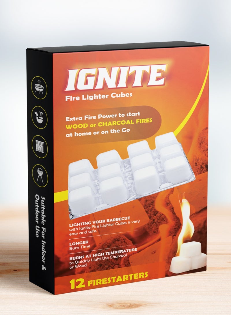 Ignite Firelighter Cubes 12 Pieces